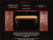 Tablet Screenshot of cattertonwoodworks.com